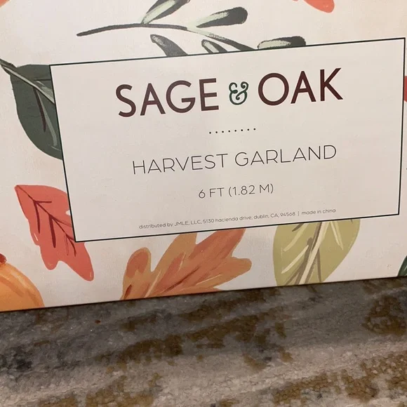 GNOME    SAGE&OAK  HARVEST GARLAND - Picture 4 of 4